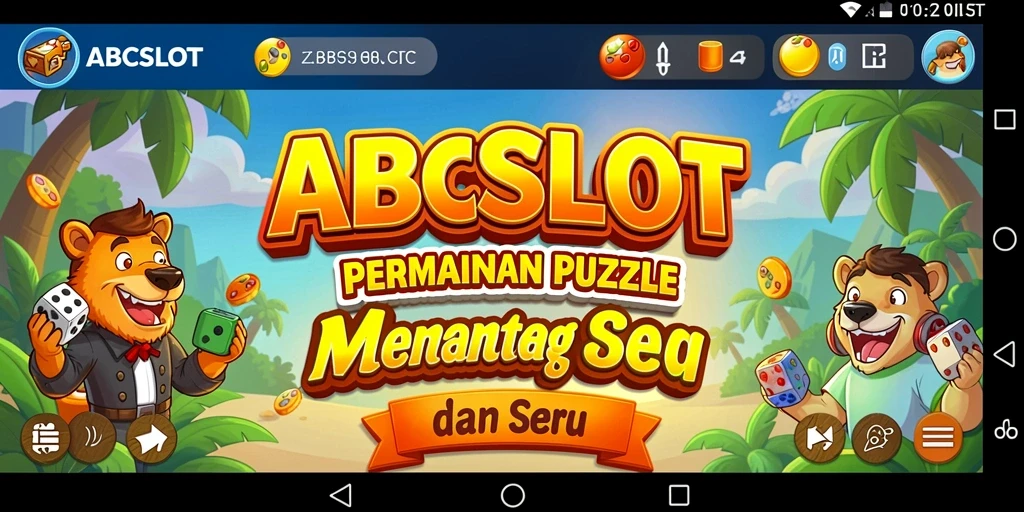 Tampilan gameplay menantang dalam ABCSLOT dengan puzzle menarik.