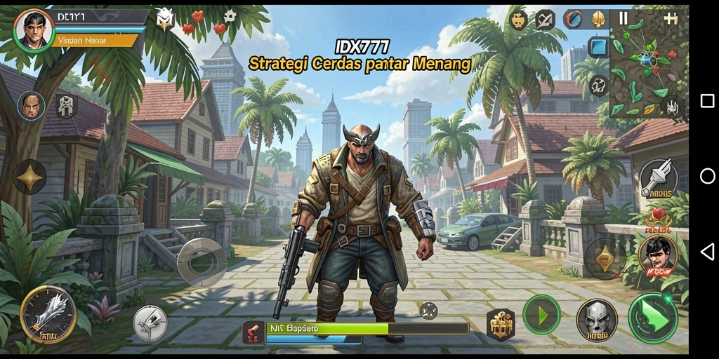 Tampilan gameplay menarik dalam IDX777 menunjukkan strategi cerdas.