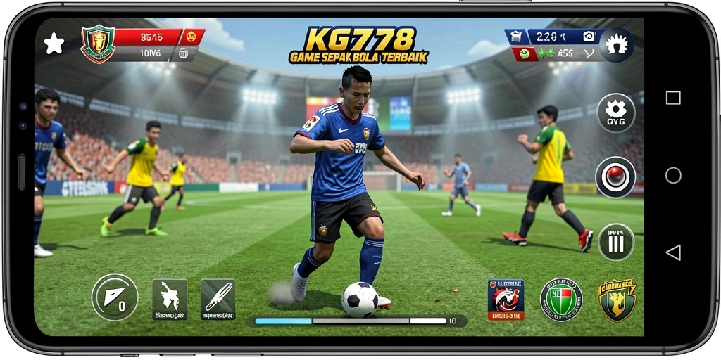 Tampilan menarik dari gameplay sepak bola KG778.