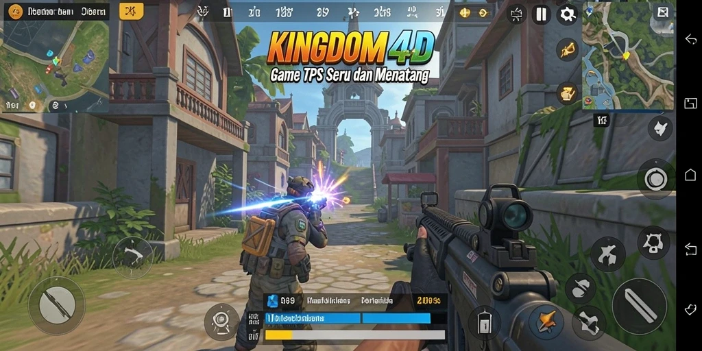 Tangkapan layar gameplay seru dari KINGDOM4D.