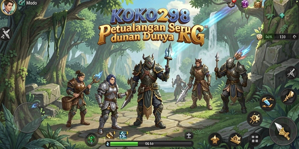Tampilan gameplay RPG yang menegangkan dan epik.