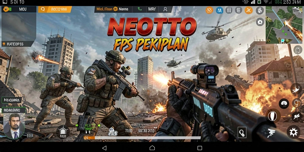 Gameplay seru di NEOTOTO menunjukkan pertempuran yang mendebarkan.
