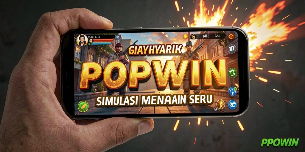 Tampilan gameplay menarik dalam POPWIN dengan pengalaman simulasi realistis.