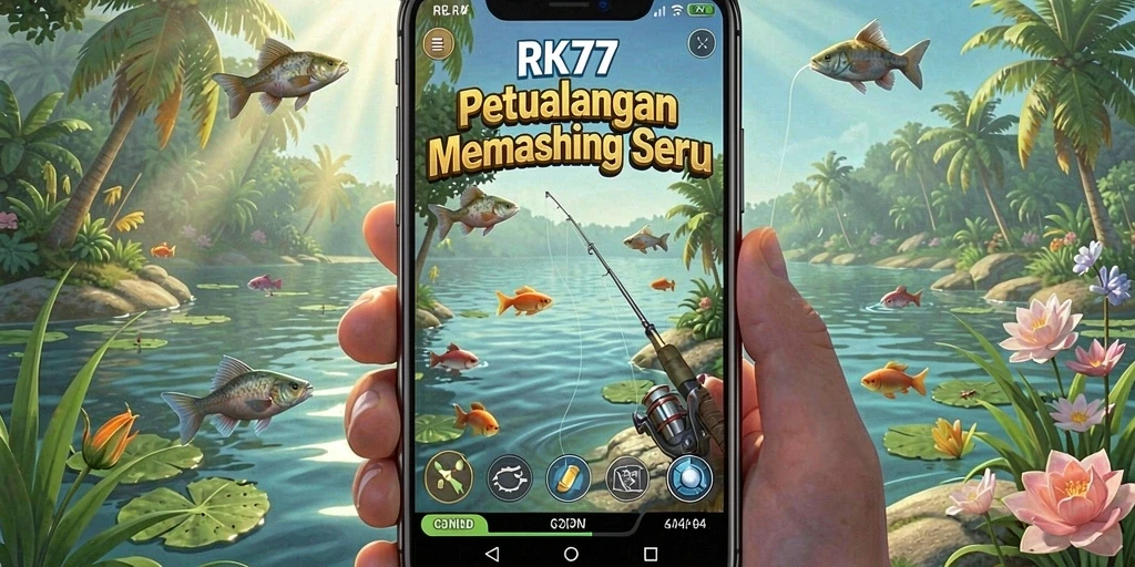 Screenshot gameplay memancing yang menarik di RK77.