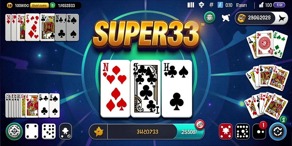 Tampilan gameplay seru SUPER33 dengan pemain aktif.